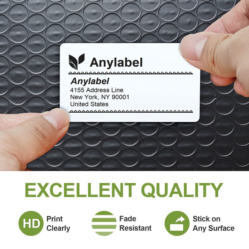 Anylabel Compatible 2-1/8"" x 4"" Direct Thermal Labels Replacement for DYMO 30323 Address Shipping Postage Barcodes, Compatible with Rollo, DYMO 4XL & Zebra Desktop Printers (12 Rolls, 220 Labels/Roll) - Image 3